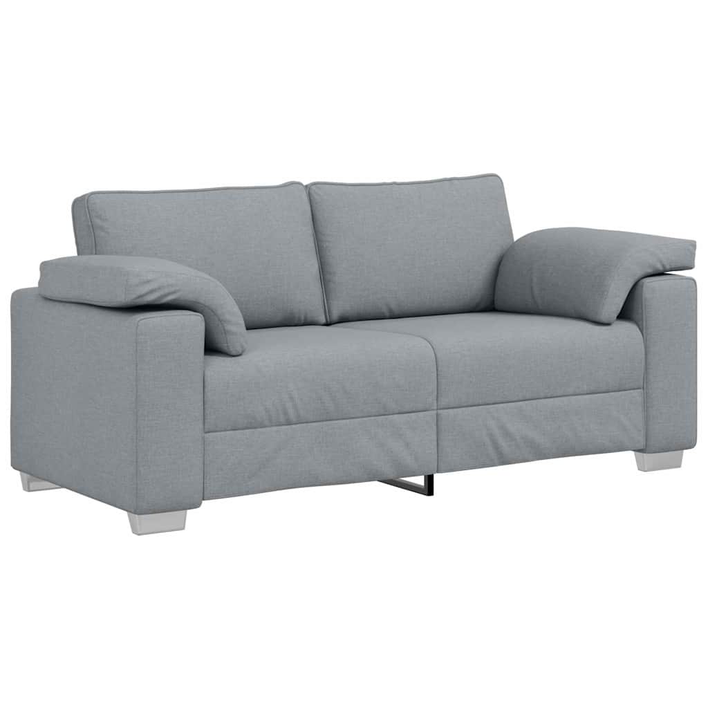Sofa dwuosobowa Jasnoszary 180 cm tkanina