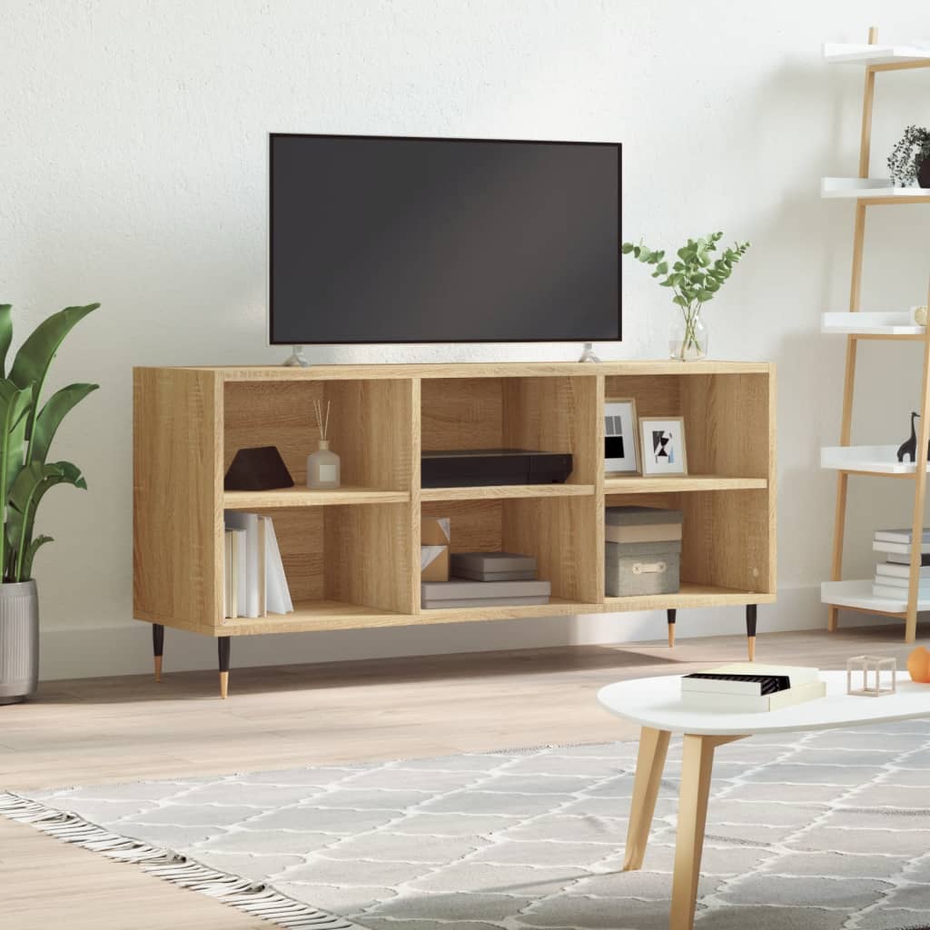 vidaXL Szafka TV, dąb sonoma, 103,5x30x50 cm