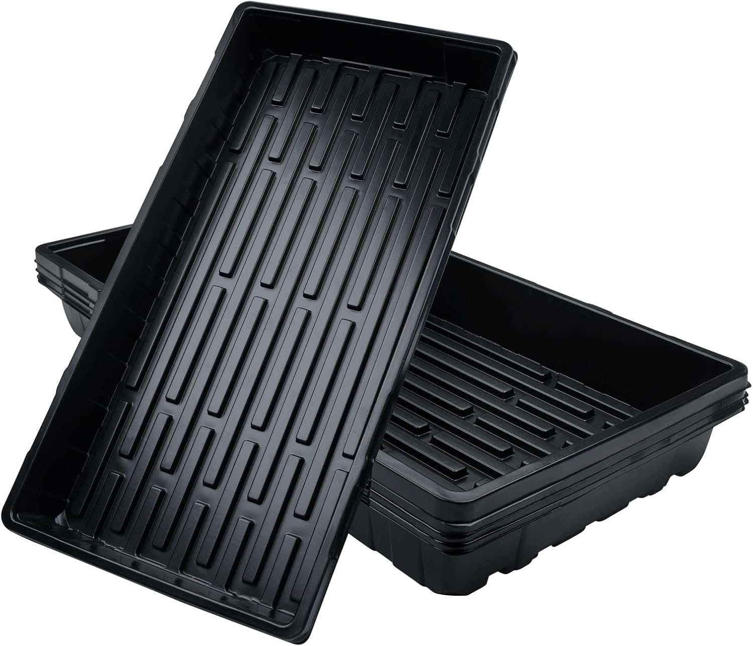 10 sztuk plastikowych tacek na nasiona, tacek na sadzonki, tacek do uprawy, tacek do kiełkowania do ogrodu