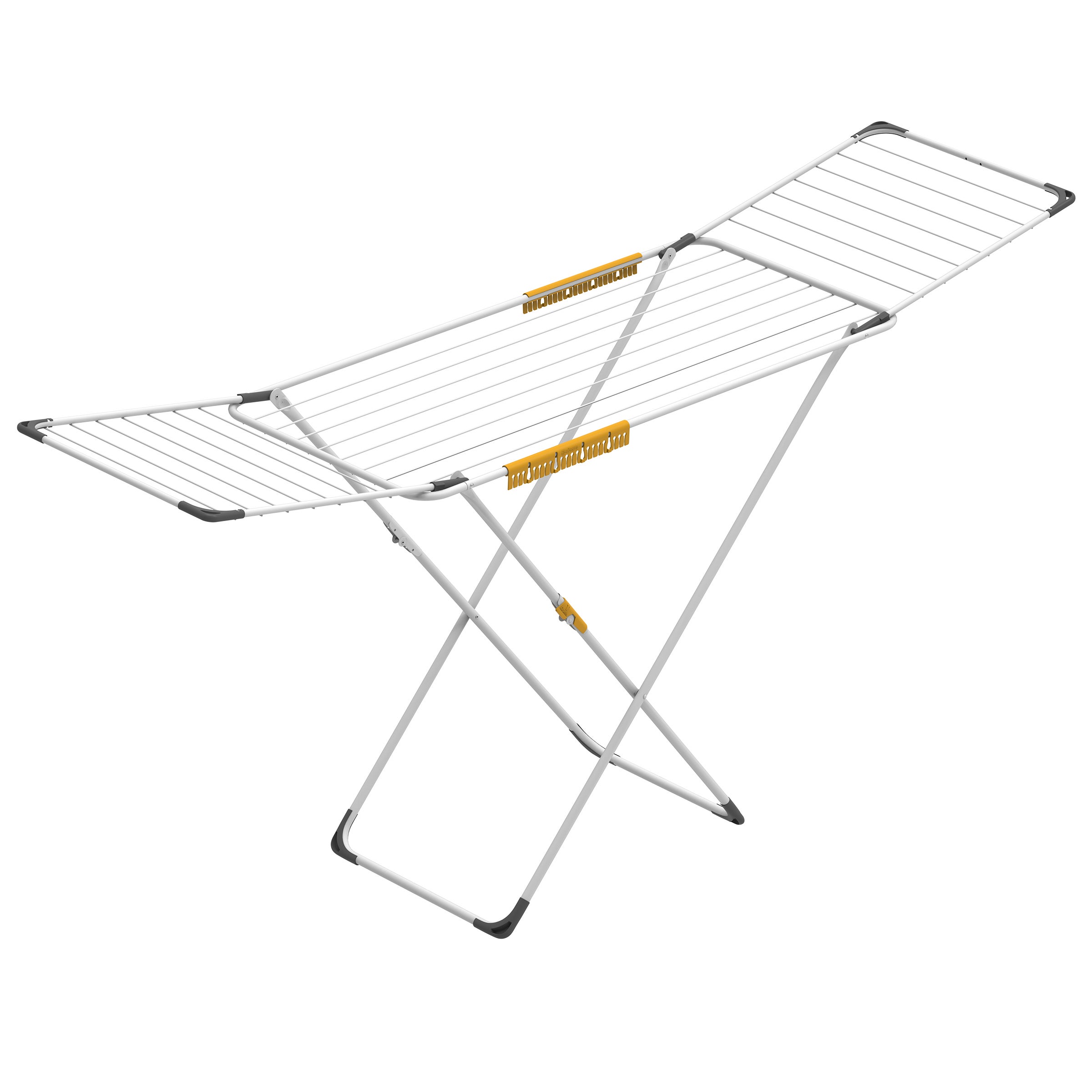Suszarka Rörets Level, zamykane skrzydła, blokada bezpieczeństwa, 52 x 176 x 96 cm, powierzchnia suszenia 20 m²