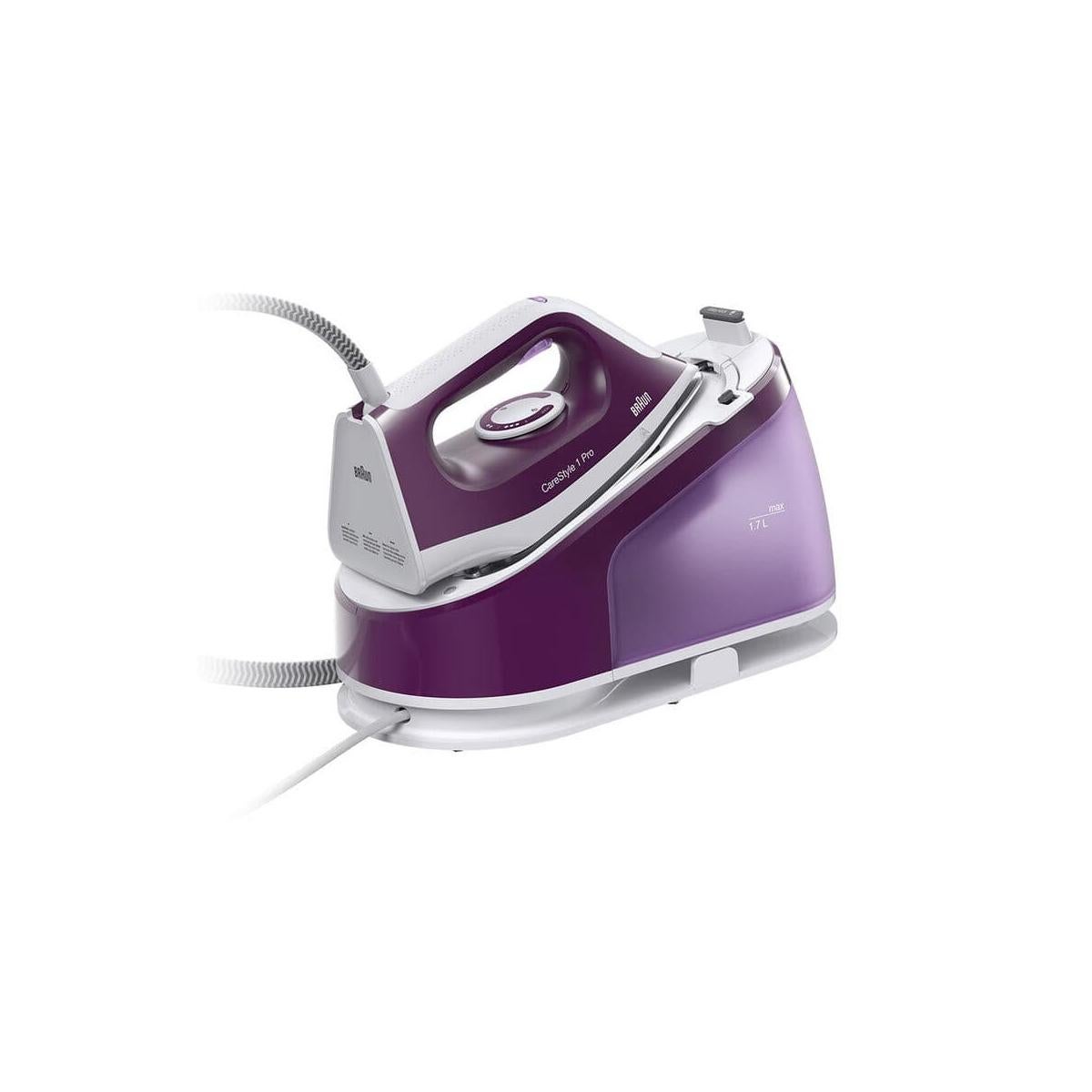 Stacja parowa Braun CareStyle 1 Pro 2200 W zbiornik 1,7 L fioletowy