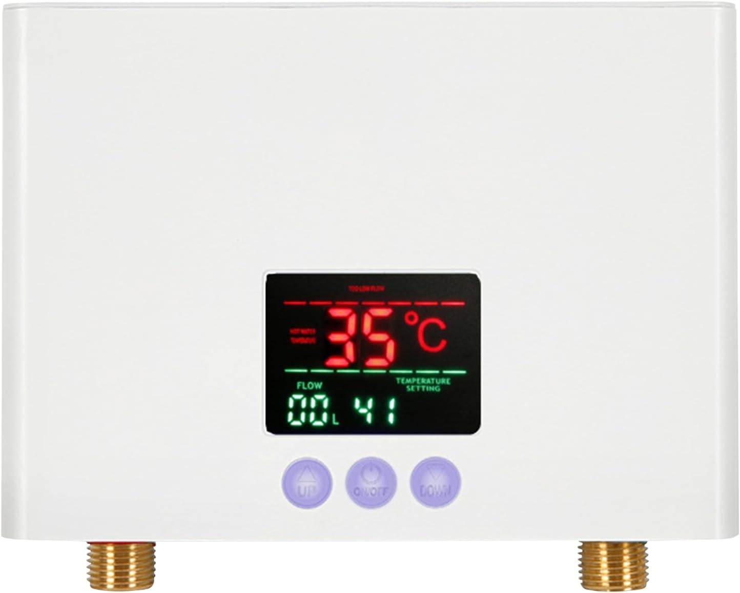 Mały elektryczny podgrzewacz wody przepływowy, Podgrzewacz wody przepływowy, Mały podgrzewacz wody przepływowy z wyświetlaczem LED (5,5 kW)