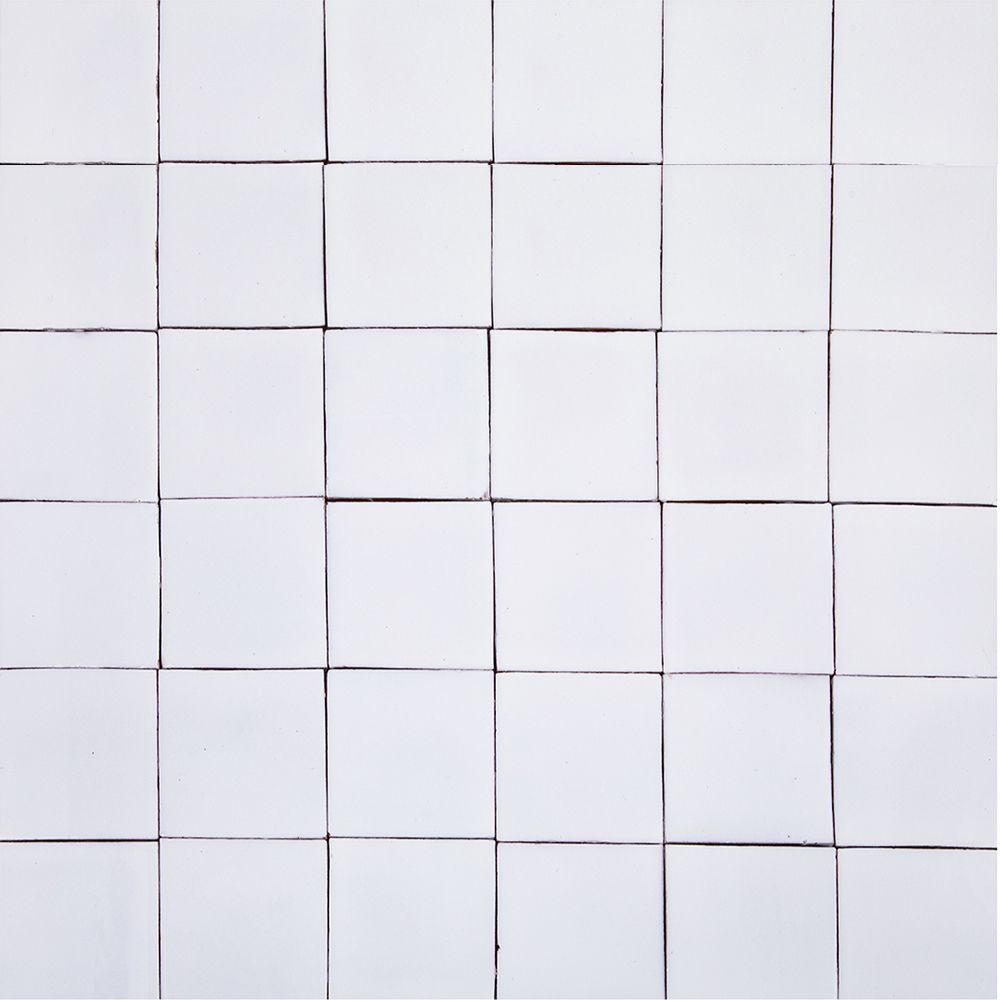 Płytki ceramiczne 10,5×10,5 cm jednokolorowe w kolorze bianche – Blanco Puro – 90 sztuk – do łazienki, kuchni, salonu.