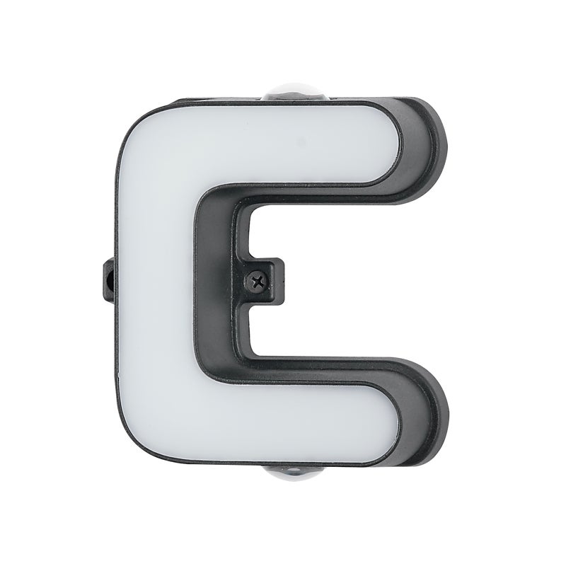 Litera C, litera ścienna 220V Aluminiowy napis 13 * 5,5 cm