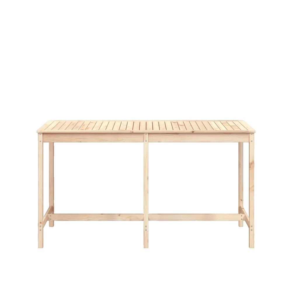 Stół ogrodowy vidaXL z sosnowego drewna litego 203,5x90x110 cm solidny