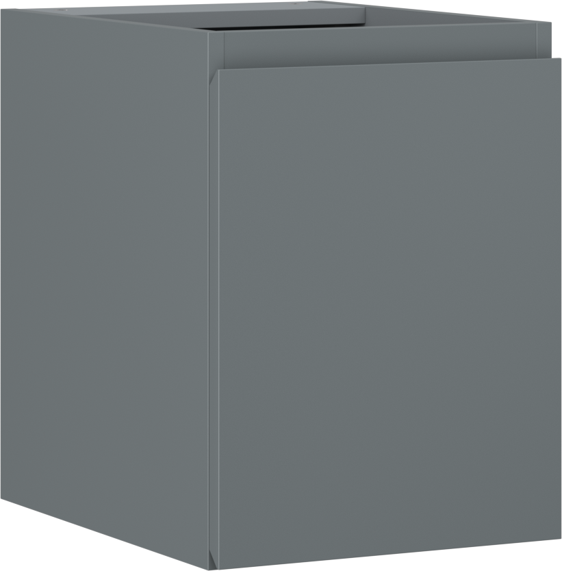 Mexen Orio szafka łazienkowa podumywalkowa 35 cm, 1 drzwi, grafit mat - 91A11-03547-1-BF66