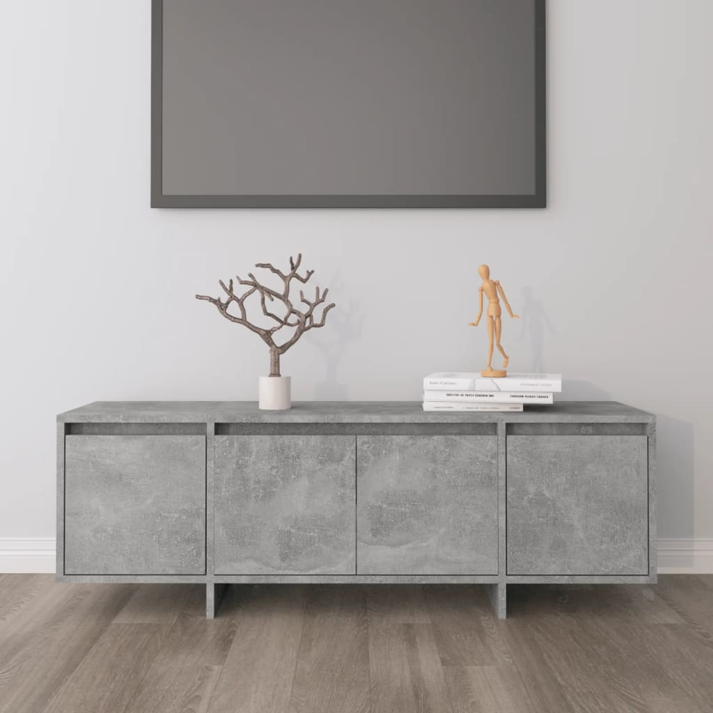 Szafka pod TV, szarość betonu, 120x30x40,5 cm vidaXL