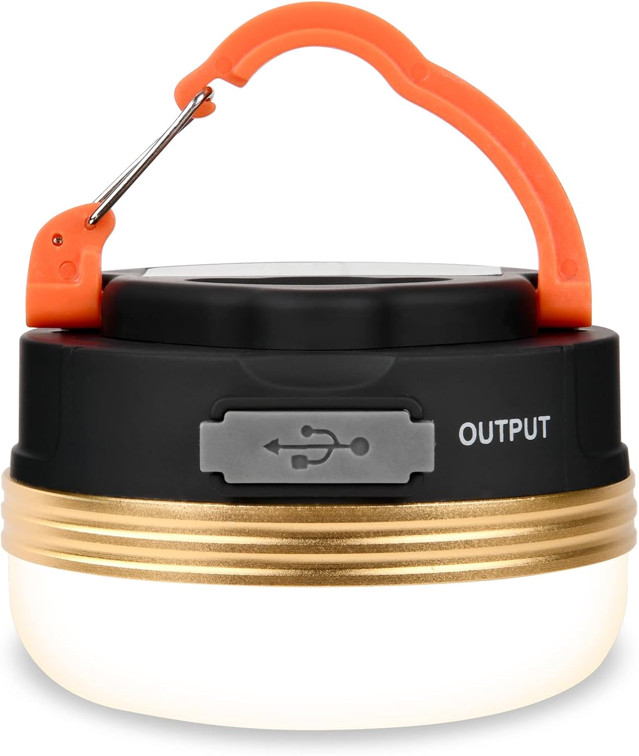 Światła kempingowe ładowalne światło namiotowe LED trybowe przenośne światło SOS USB z podstawą magnetyczną i wodoodpornym hakiem użytku zewnątrz Ran