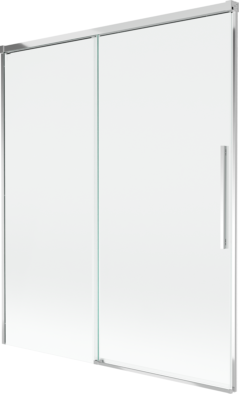 Mexen Rox parawan nawannowy 2-skrzydłowy rozsuwany 140 x 150 cm, transparent, chrom - 8C9-140-001-01-00