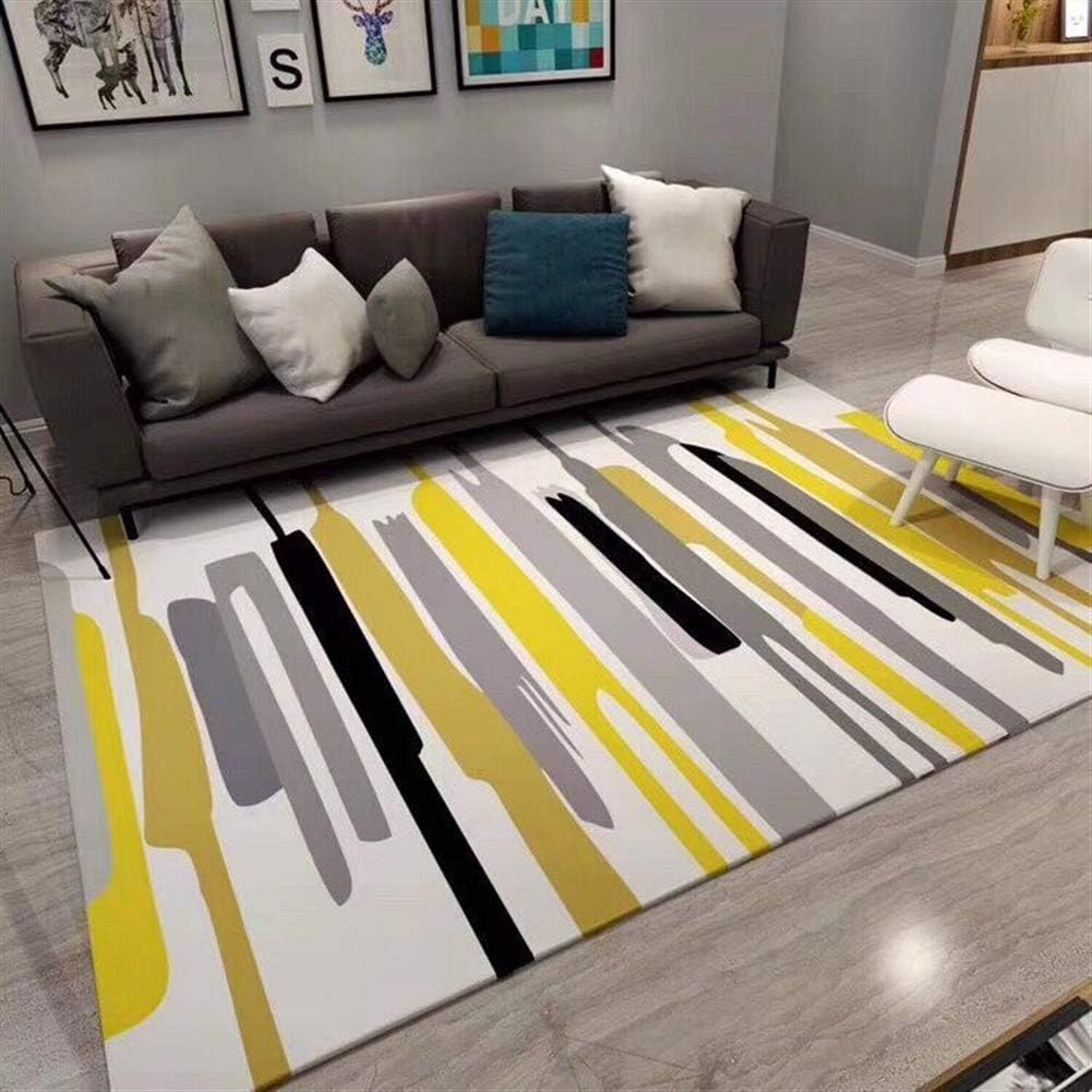 Nowoczesne dywany dekoracyjne ze skandynawskimi wzorami, zmywalne, z krótkim włosiem, do salonu, sypialni lub jadalni, antypoślizgowe, 80 x 160 cm