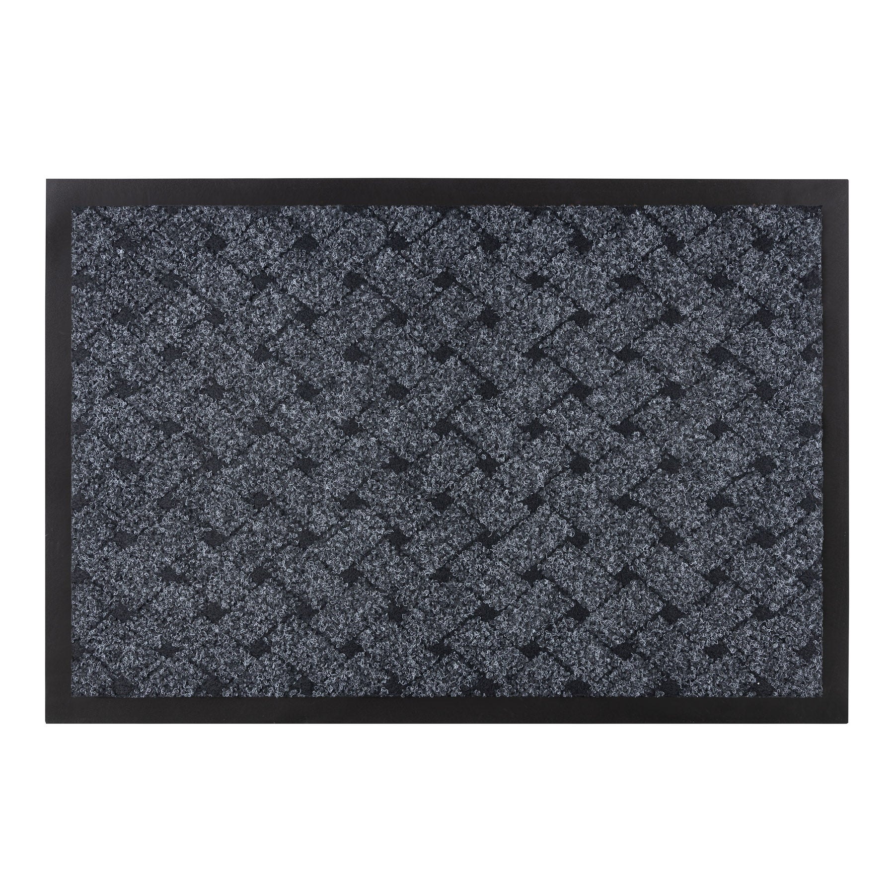 Wycieraczka antypoślizgowa VECTRA 0900 zewnętrzna, wewnętrzna, na gumie - antracyt 50x80 cm