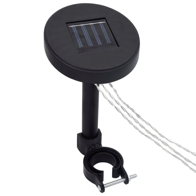 Sznury lampek LED z panelem solarnym do altany vidaXL