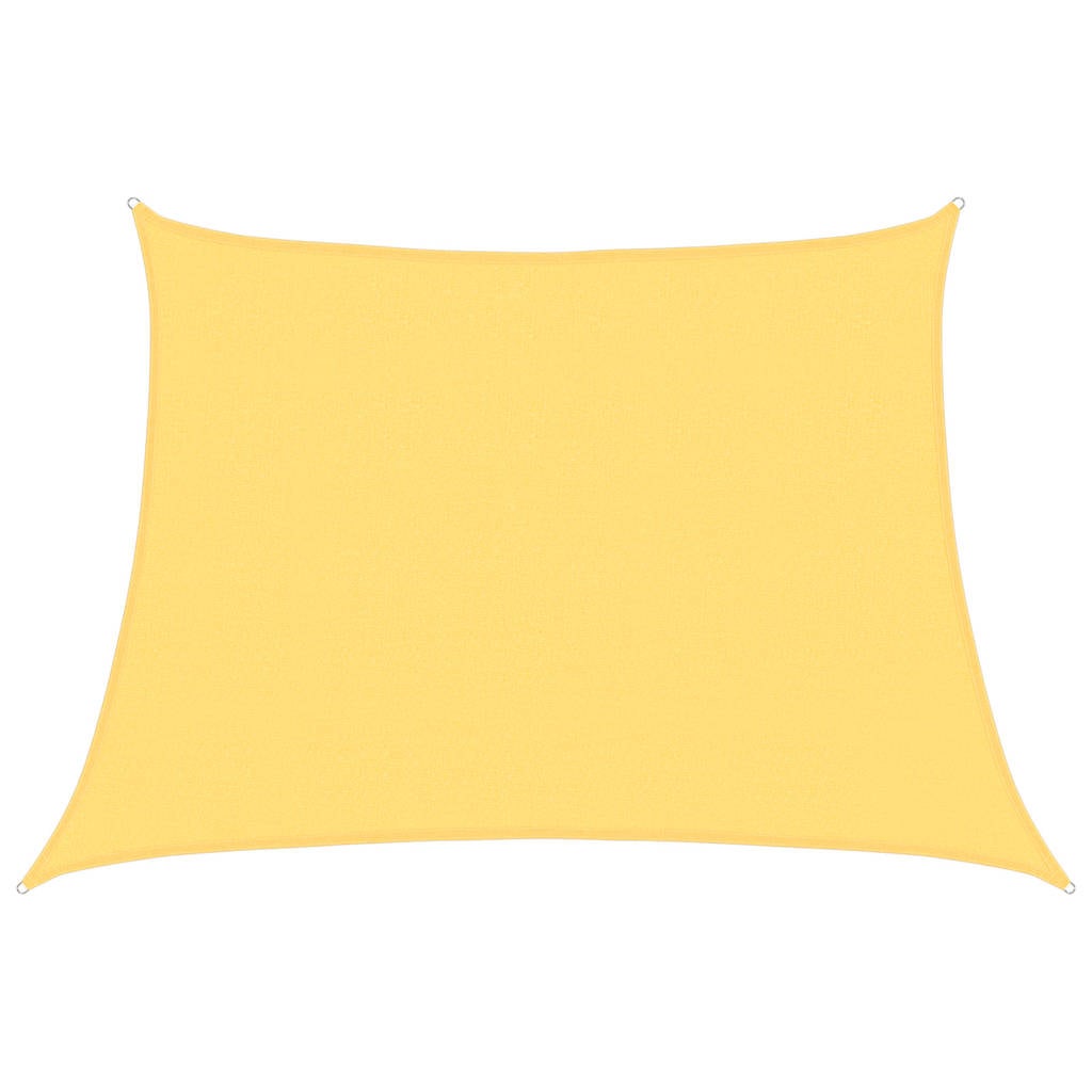 Żagiel Przeciwsłoneczny Trapezowy 400-500x300 cm HDPE Żółty