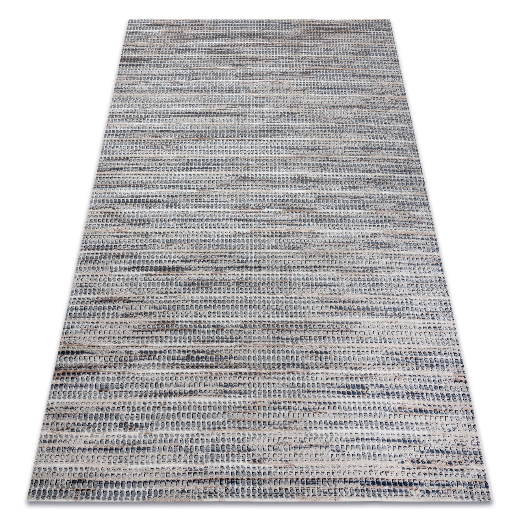 Dywan OHIO CF50A melanż - Strukturalny, dwa poziomy runa krem / beż 80x150 cm