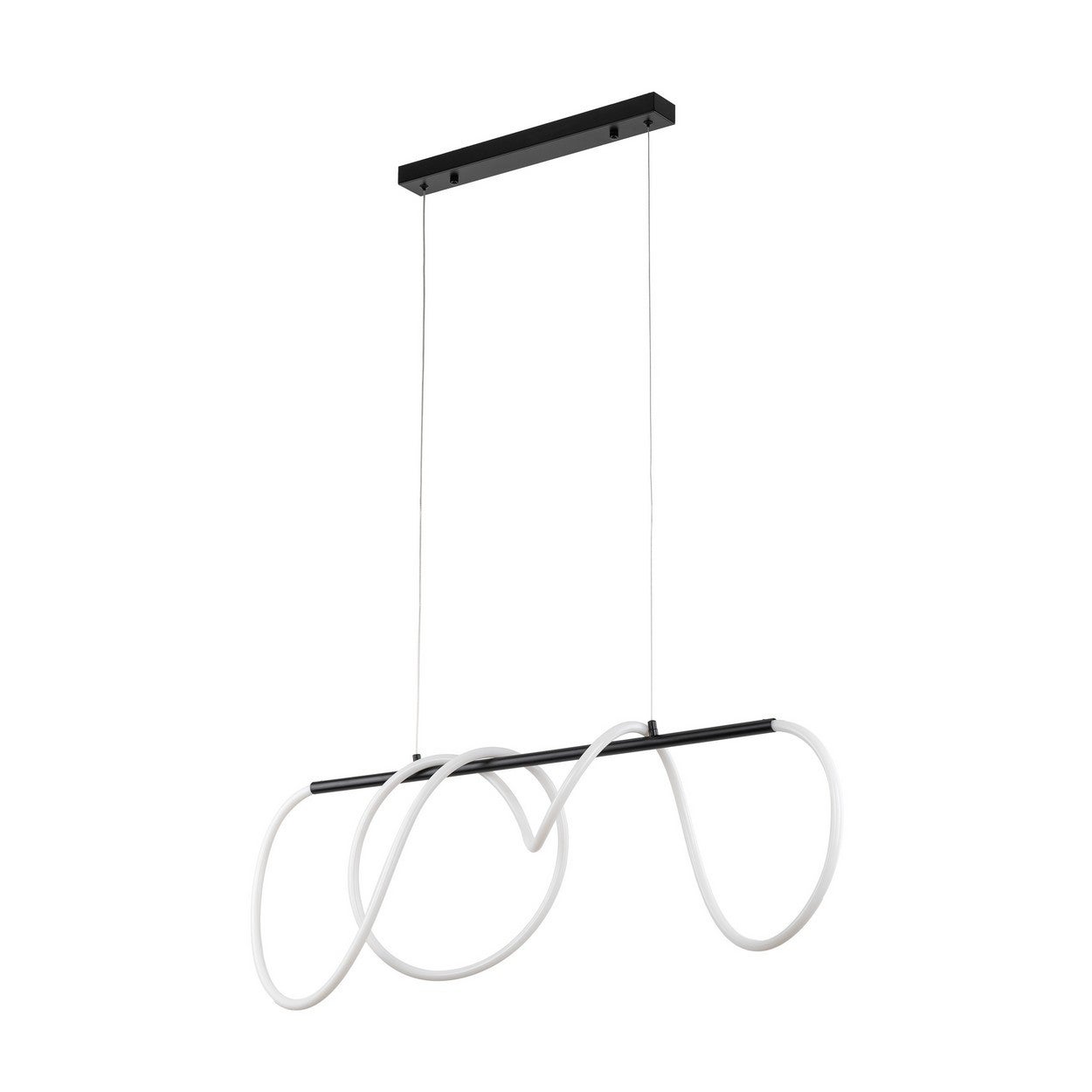 TK Flexi 45W Zintegrowana lampa sufitowa LED wisząca czarna 1xLED