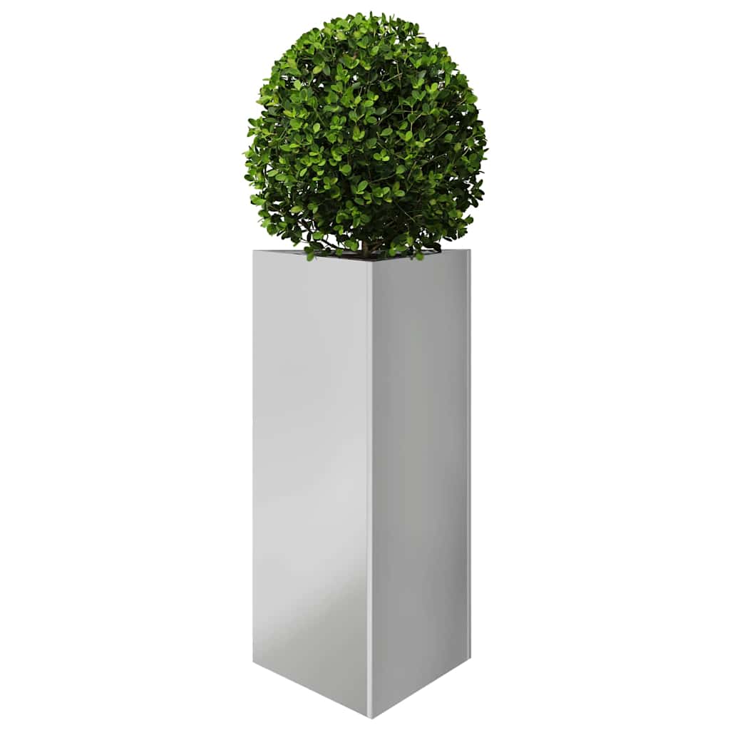 Donica ogrodowa, trójkątna, 40x34,5x75 cm, stal galwanizowana
