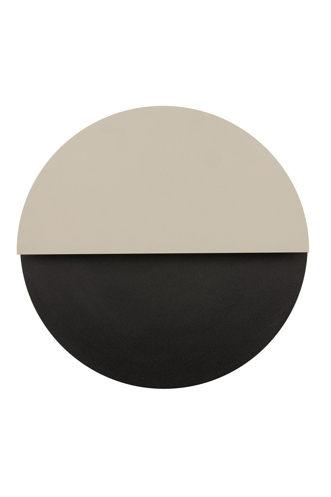Kinkiet ścienny dekoracyjny okrągły nowoczesny czarno-szara 36 cm LUNA LED 7W Sigma Lighting