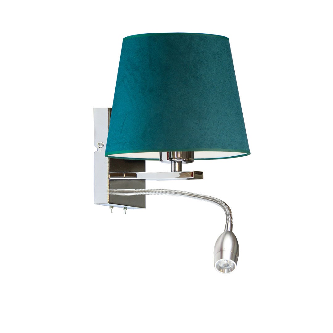 Kinkiet LED lampa ścienna lampa na ścianę z abażurem stożek MOTO