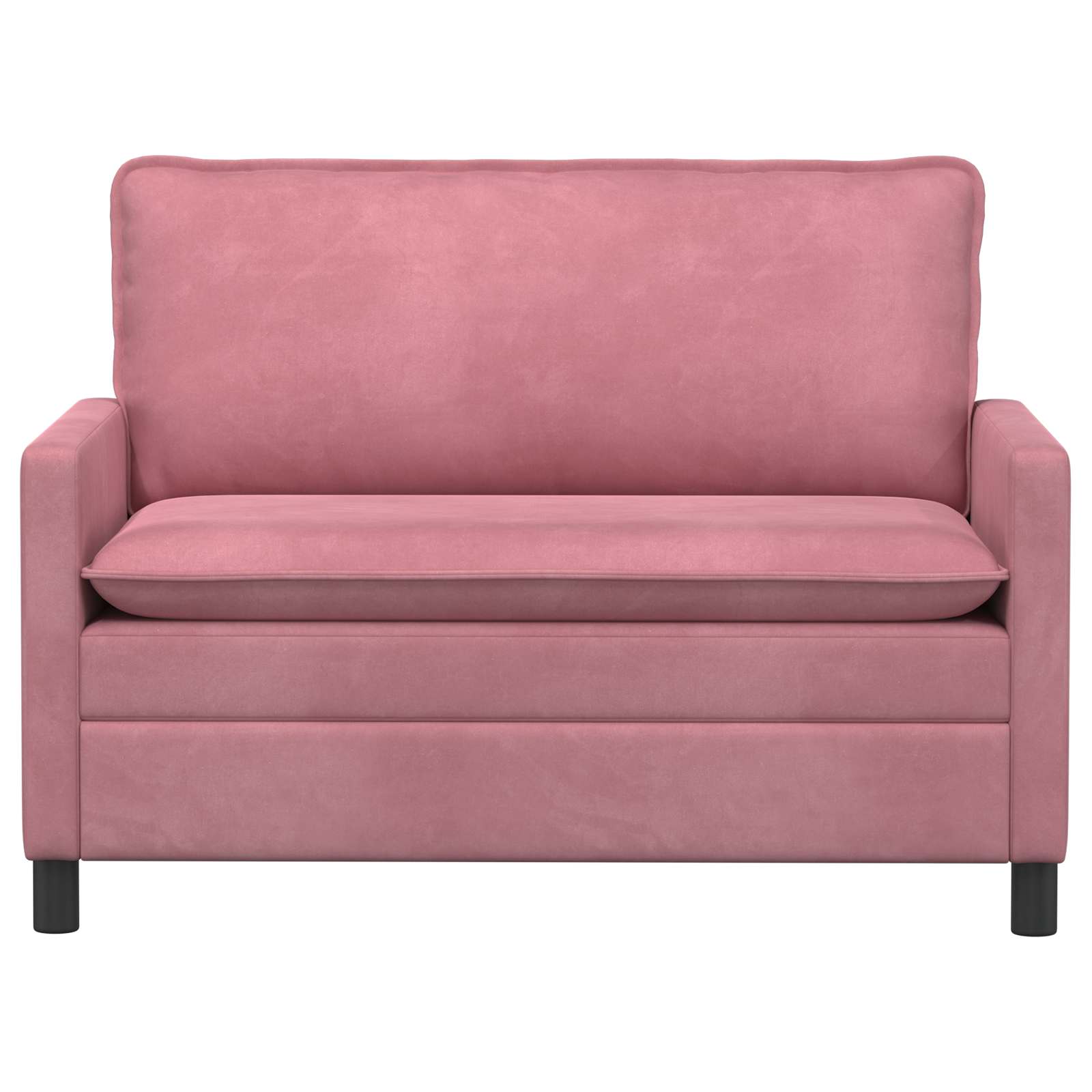 Sofa różowy 126 x 81 x 87,5 cm Welur