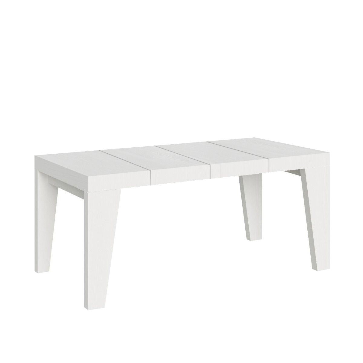 Stół rozkładany 90x90/246 cm Naxy Premium Biały Jesion