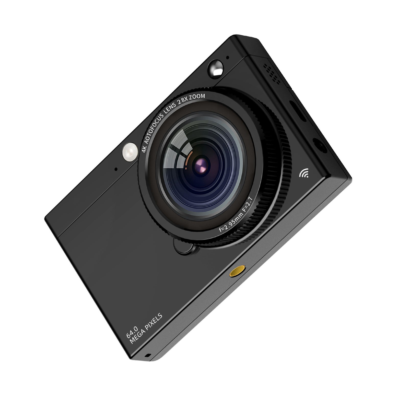 Kamera cyfrowa 4K WiFi 64 MP z 28-krotnym zoomem, ekranem IPS o przekątnej 2,83 cala i 80 filtrami