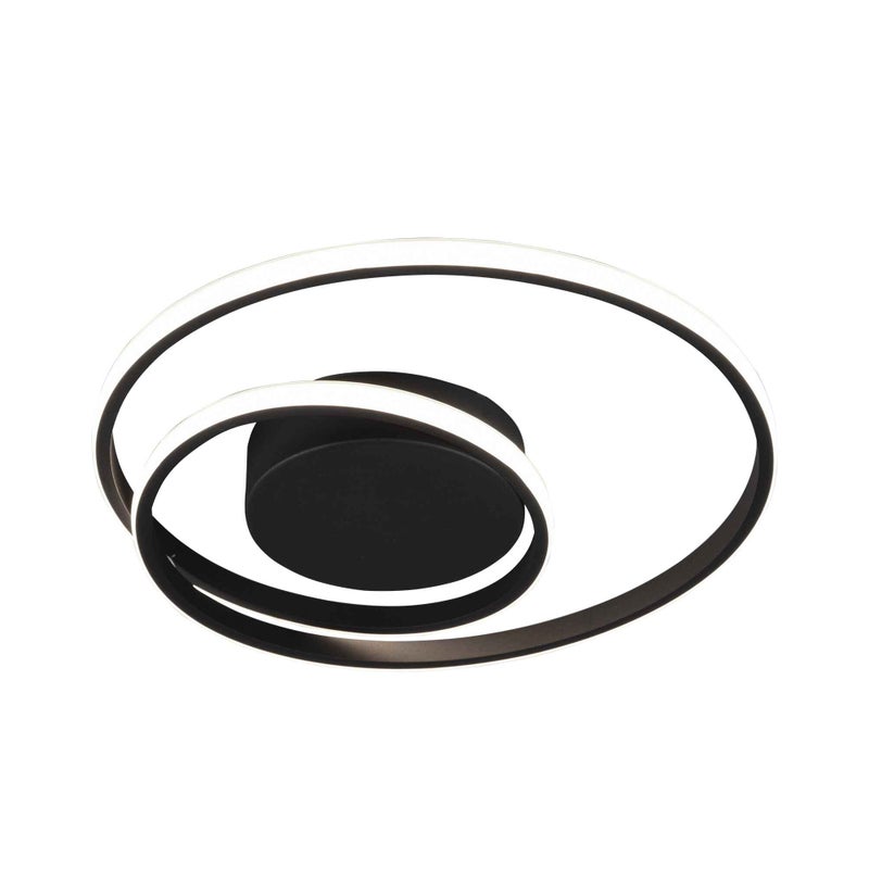 Lampa sufitowa nowoczesna wbudowany LED ZIBAL czarny RL R62911132