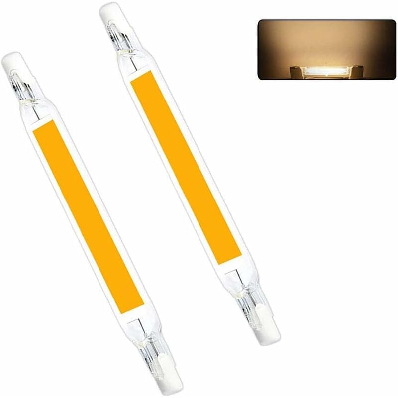 Żarówki LED R7S, 78mm 220V Nieściemnialna Lampa LED COB Halogenowy Odpowiednik Reflektor Wymienny Energooszczędny Reflektor Liniowy Światło