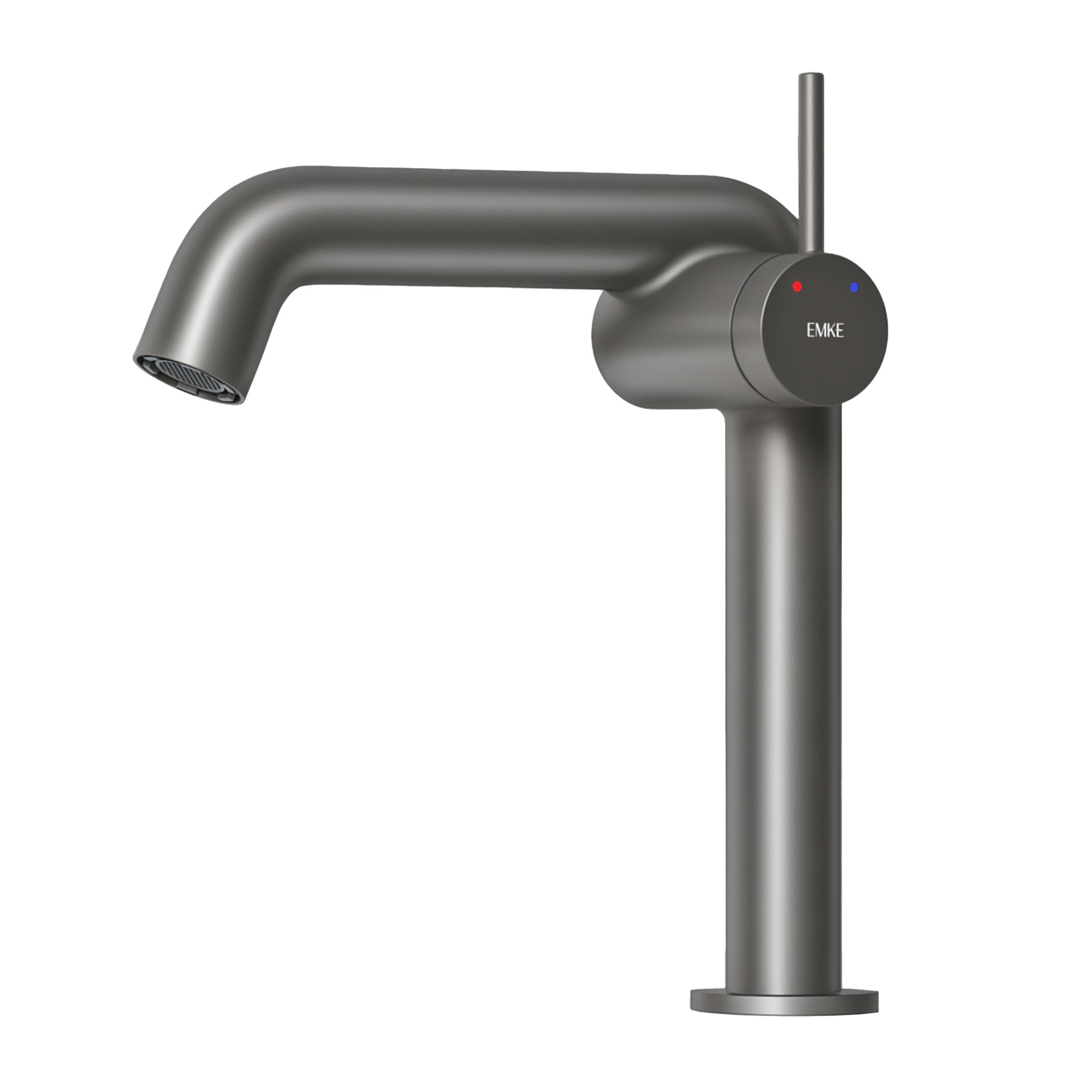 EMKE Bateria umywalkowa antracyt matowy 22.2 cm