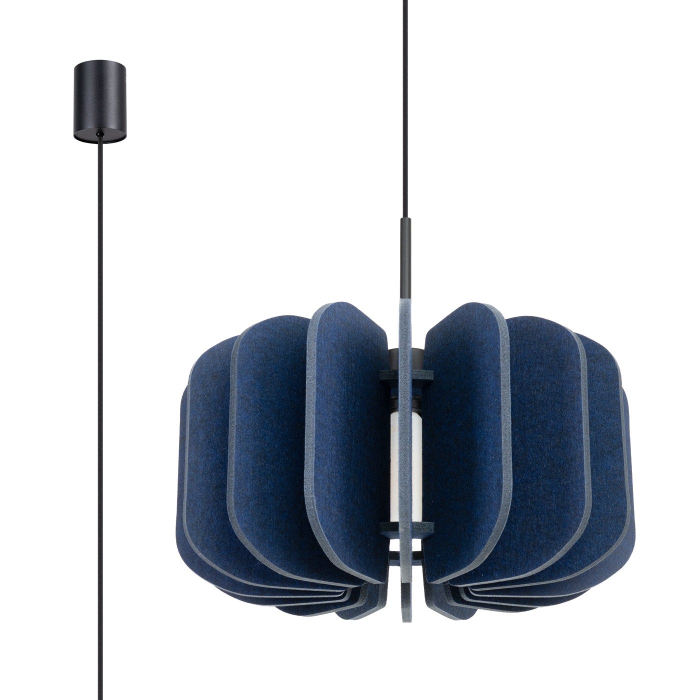 Lampa wisząca Sollux Lighting MULA 45 granatowa