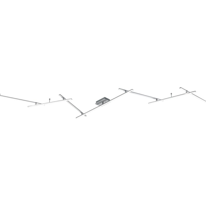 Lampa sufitowa nowoczesna wbudowany LED INDIRA srebrny Trio 674610707