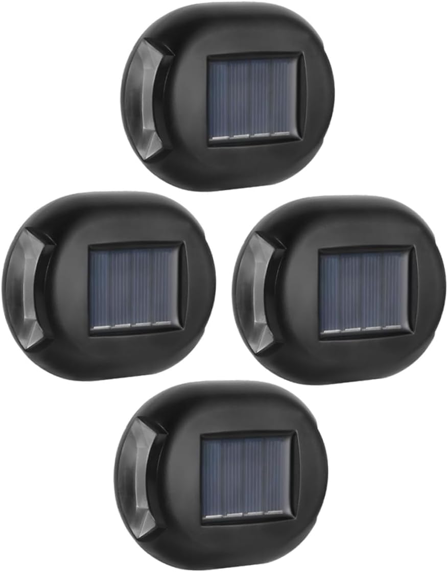 4 Sztuki Solarnych Lamp Ściennych Zewnętrznych, Zewnętrzna Lampa Ścienna, Zewnętrzne Kinkiety, Solarna Lampa Nocna Ścienna