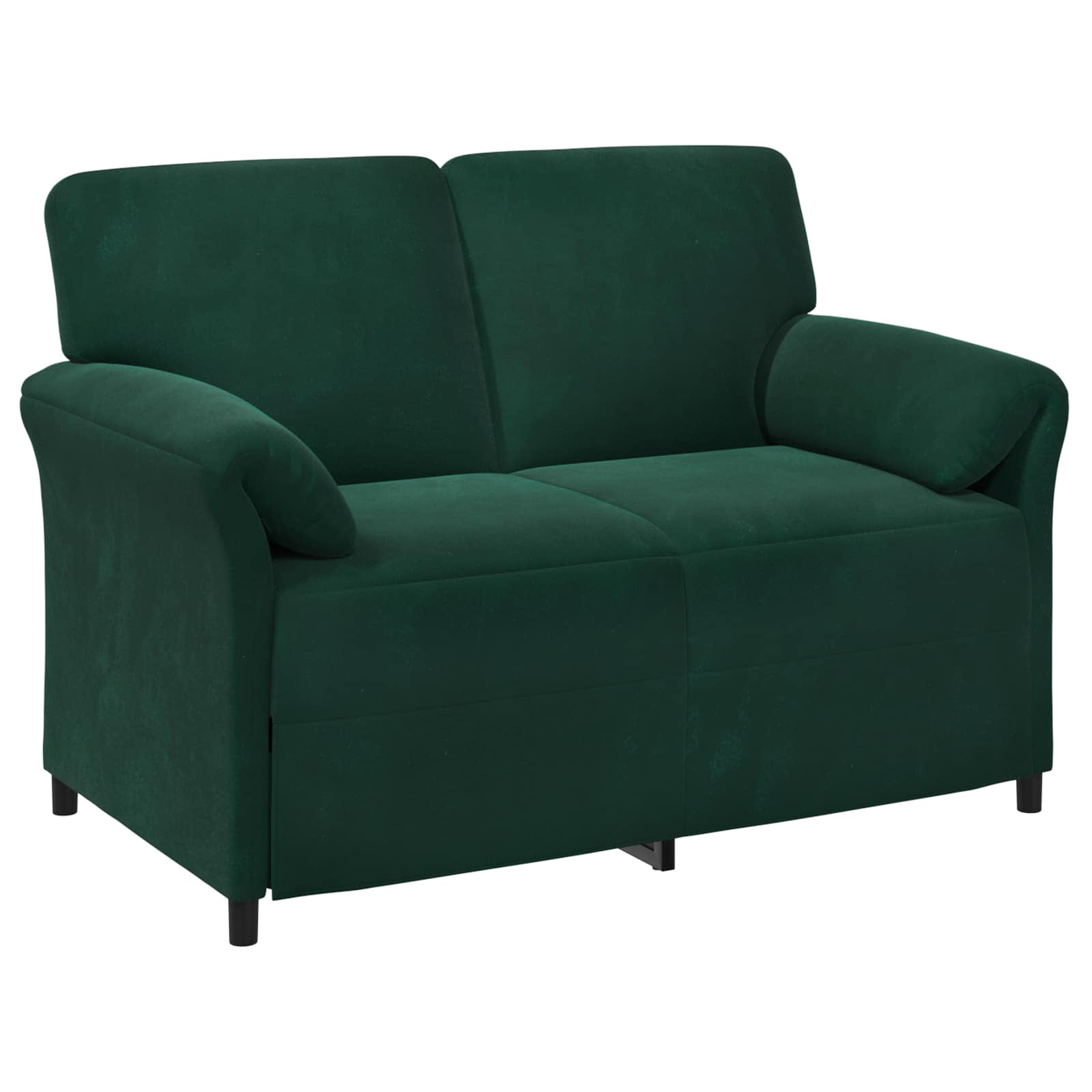 Sofa dwuosobowa Ciemnozielony 138 x 83 x 95 cm Welur
