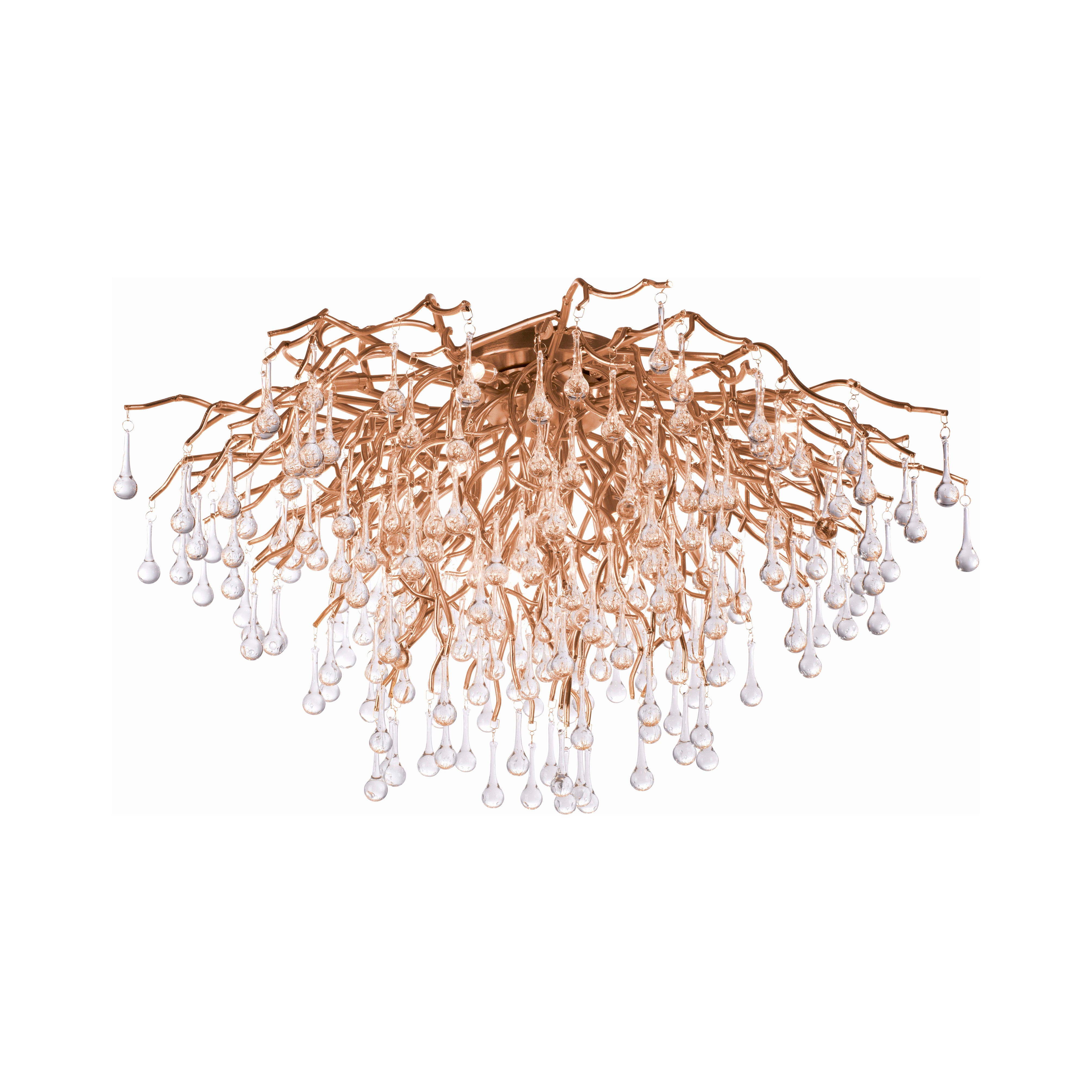 Lampa designerska złota ICICLE 14xG9 Paul Neuhaus 8092-11