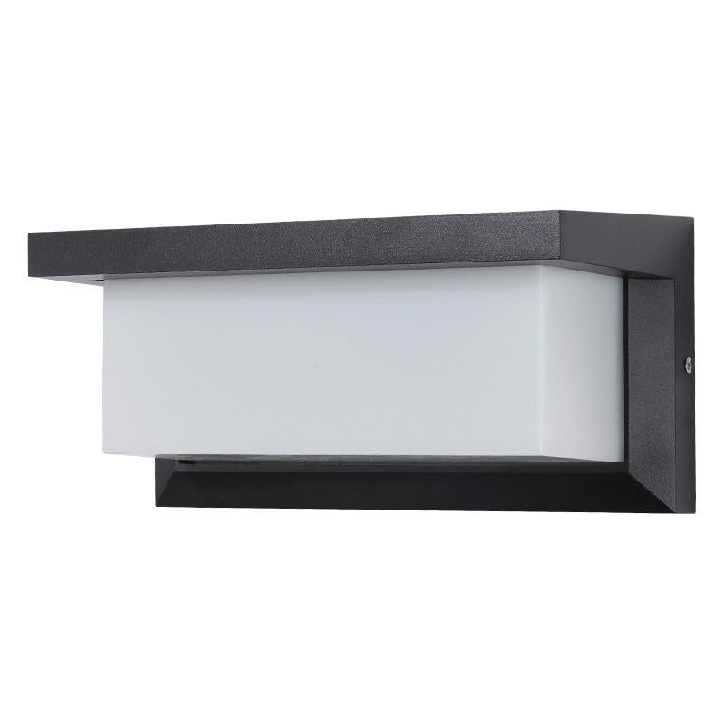 Biała lampa LED ścienna wodoodporna do wnętrz/zewnątrz, idealna na taras, do ogrodu, wjazdu do garażu – nowoczesny i jasny design