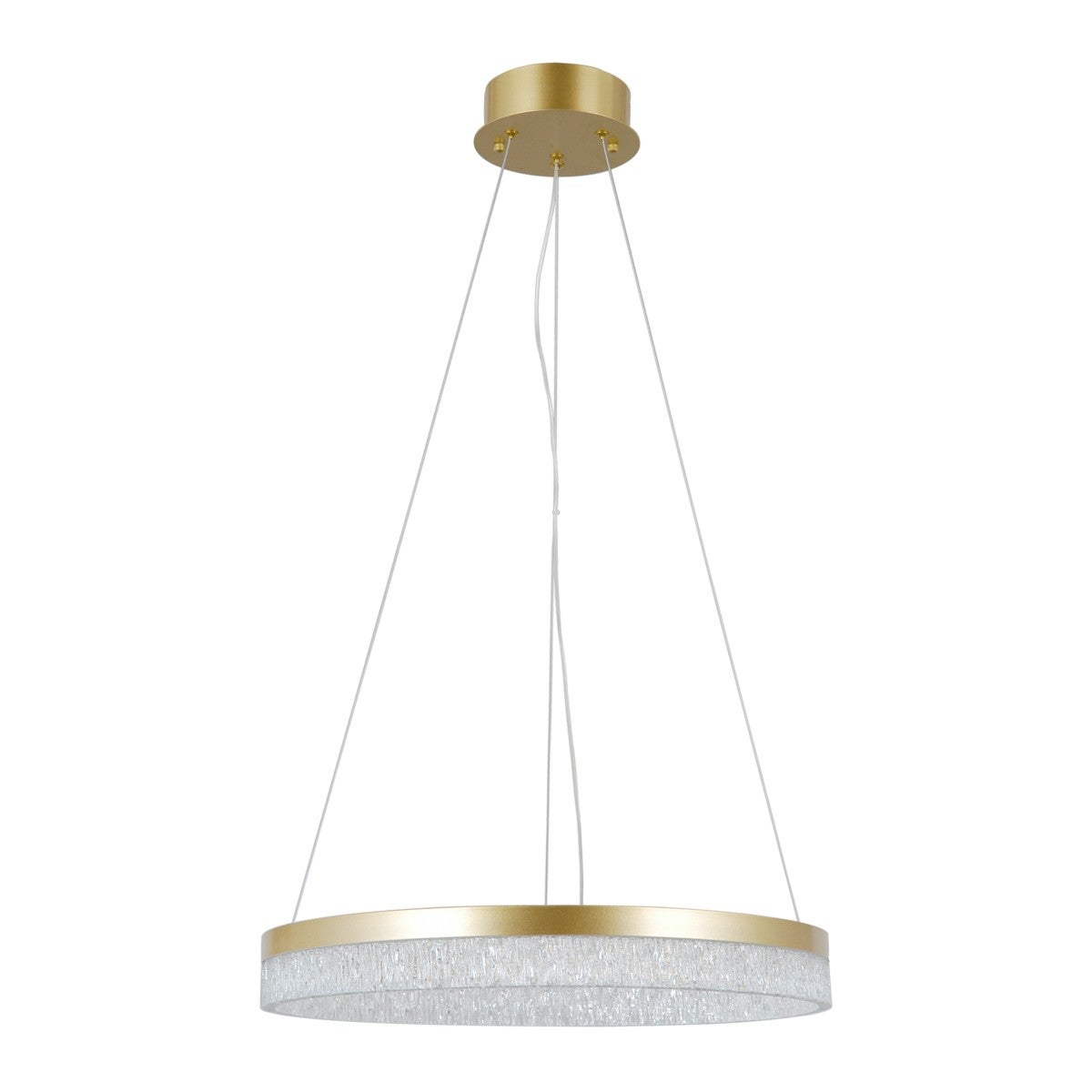 Lampa wisząca obręcz LED Pantal 22W biała zmienna 2300lm metal złota wym:120x50x50cm IP20 Italux