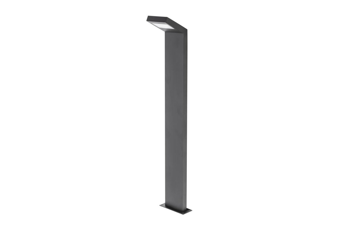 Oprawa ogrodowa LONDON, LED, 10W, 720lm, 4000K, AC220-240V, IP54 , słupek prosty, 78 cm, czarny - GTV LIGHTING