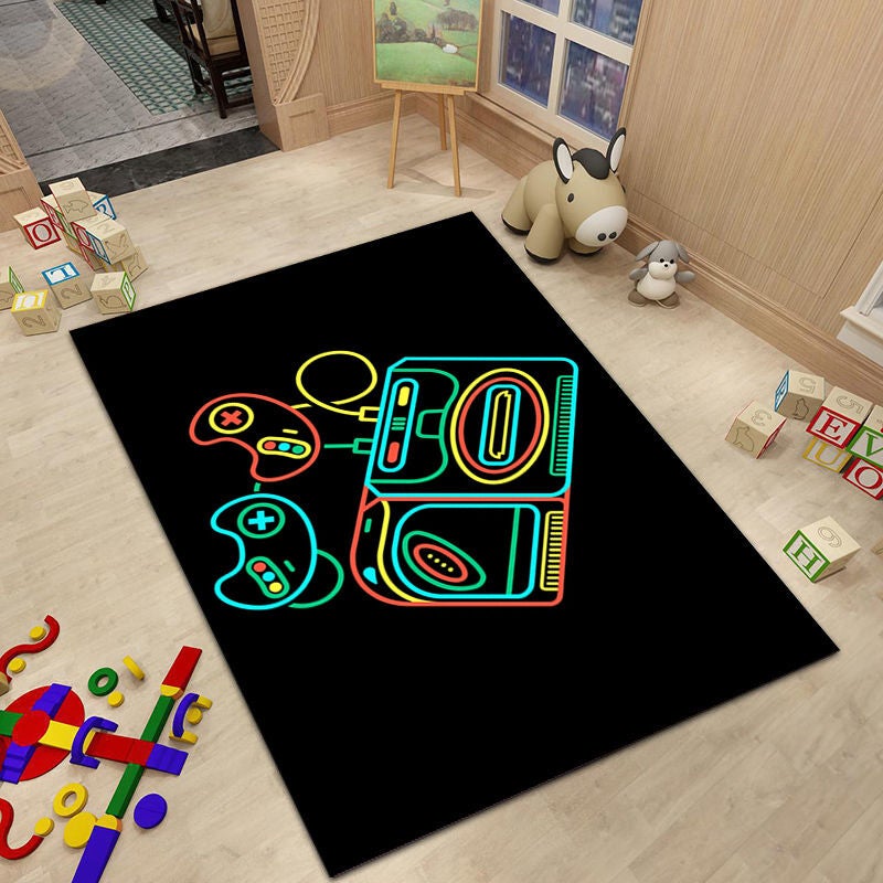 1 szt. Mata do salonu z konsolą do gier, dywanik do sypialni z kontrolerem do gier (40*60CM)