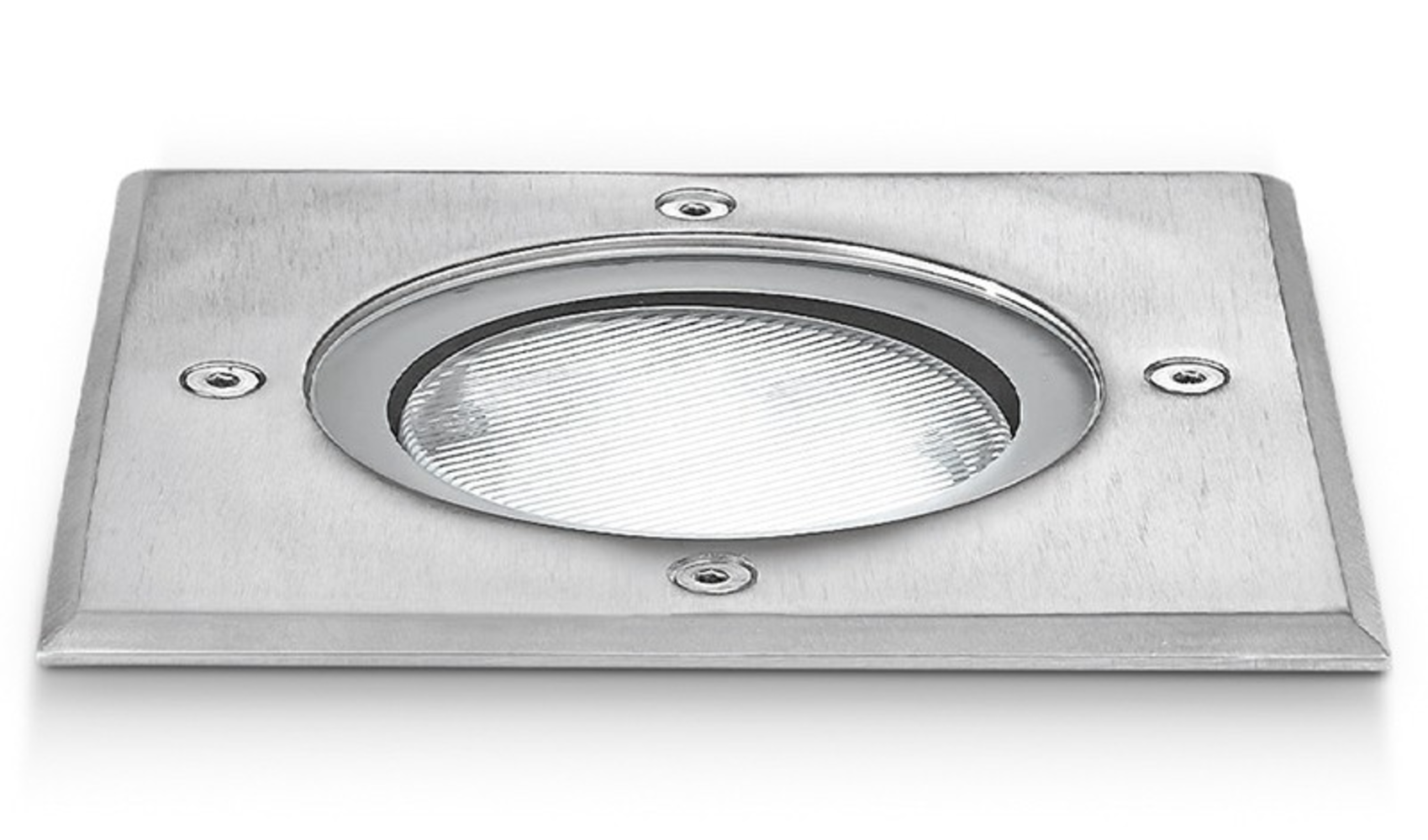 GES261 Wpuszczany reflektor schodowy LED z aluminiową ramą i osłoną ze stali nierdzewnej AISI 306, IP67 - Gealuce