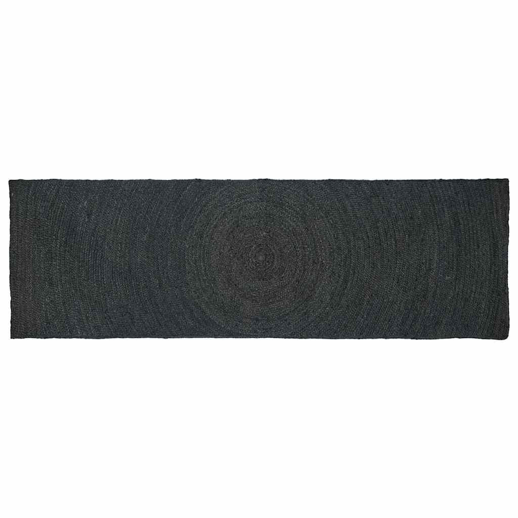 Dywany pokojowe ciemnoszary 80 x 250 cm Juta vidaXL