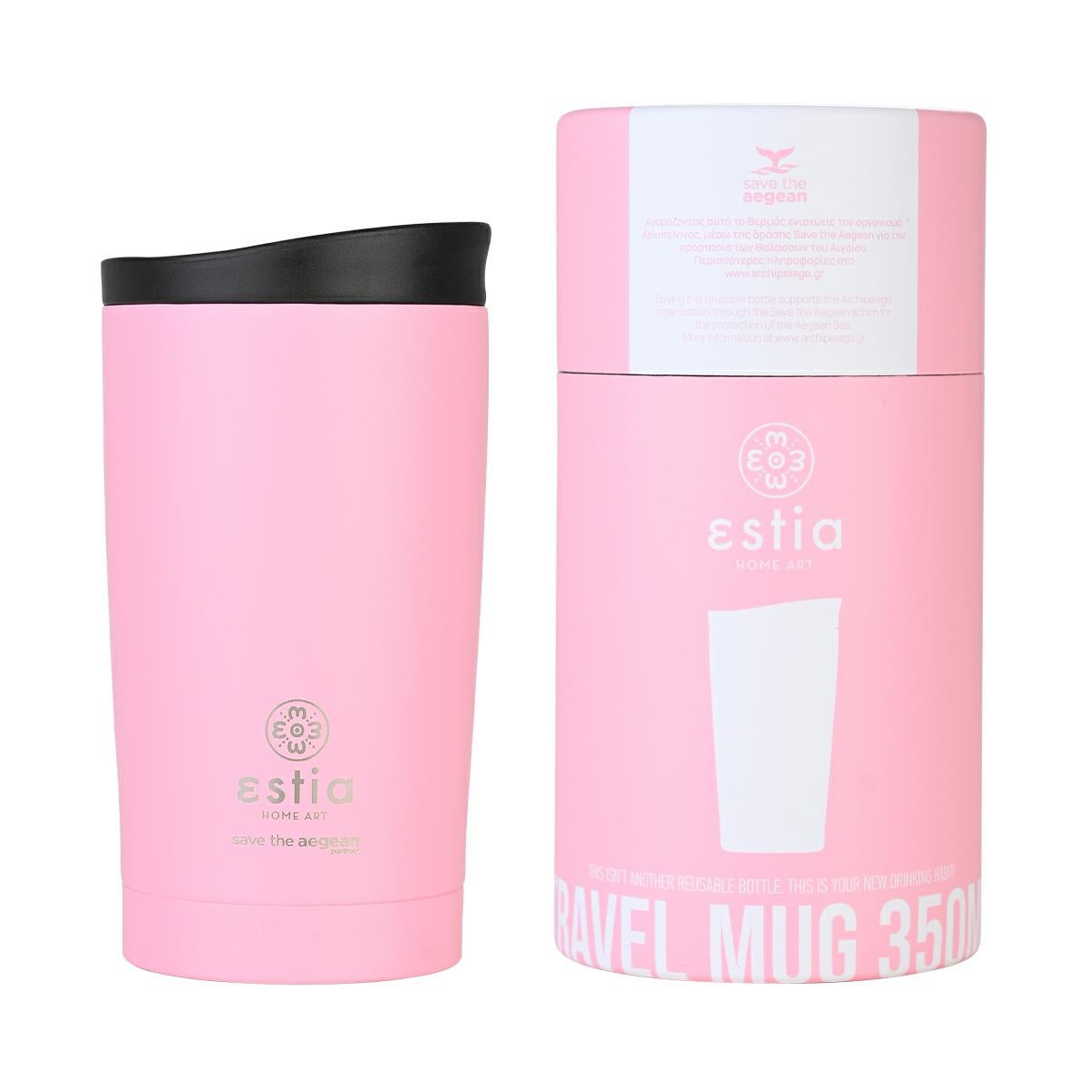 Kubek termiczny Blossom Rose 350 ml stal nierdzewna 7,5x7,5x14,5 cm 1 szt.
