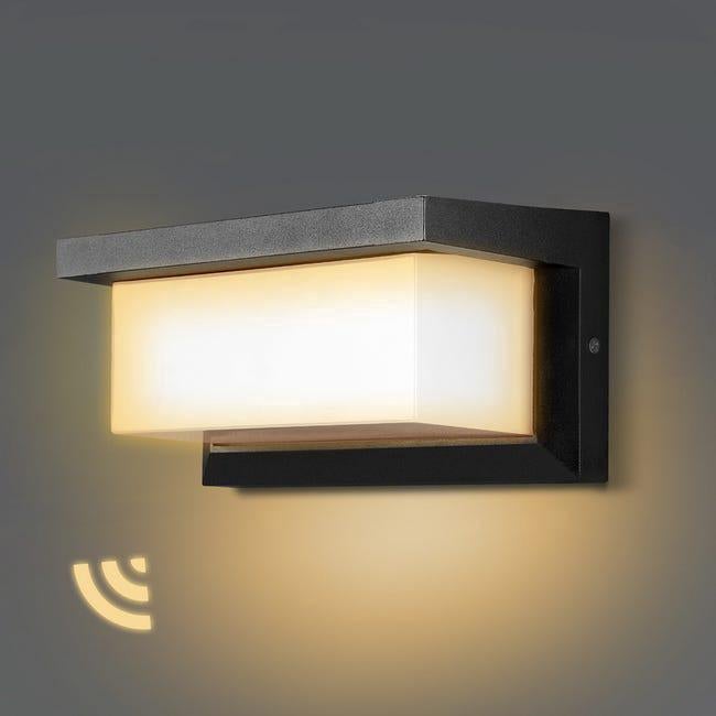 Lampa ścienna LED 18W IP65 Czujnik Lampa zewnętrzna Ciepła biel