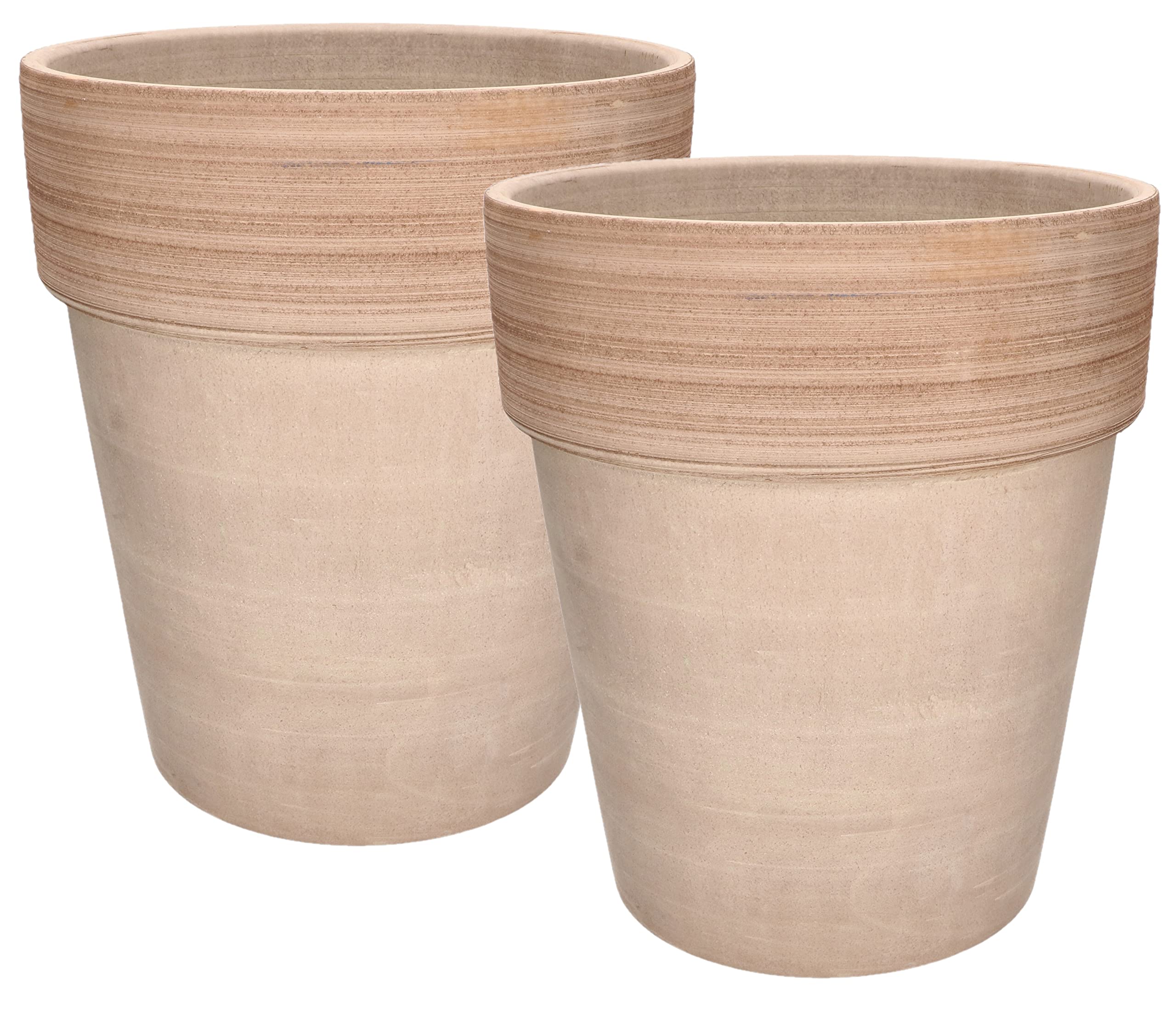 Doniczka gliniana 23 donica ceramiczna terakota - 2 szt.. - KOTARBAU