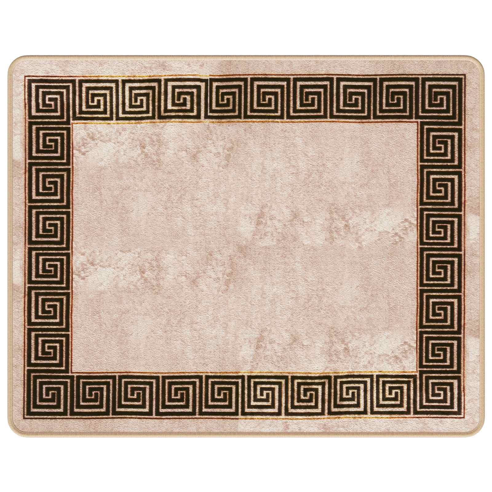 Chodnik dywanowy MARSA Czarny 80 x 100 cm Poliester i PVC