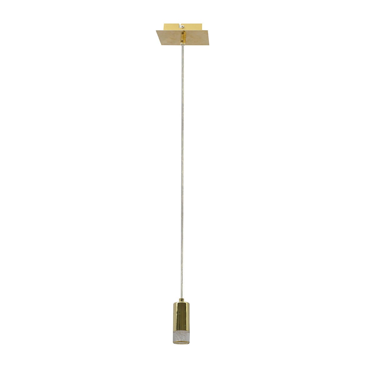 Lampa wisząca LED Mentin 5W Ciepła biel 350lm metal złota wym:120x7x7cm IP20 Italux