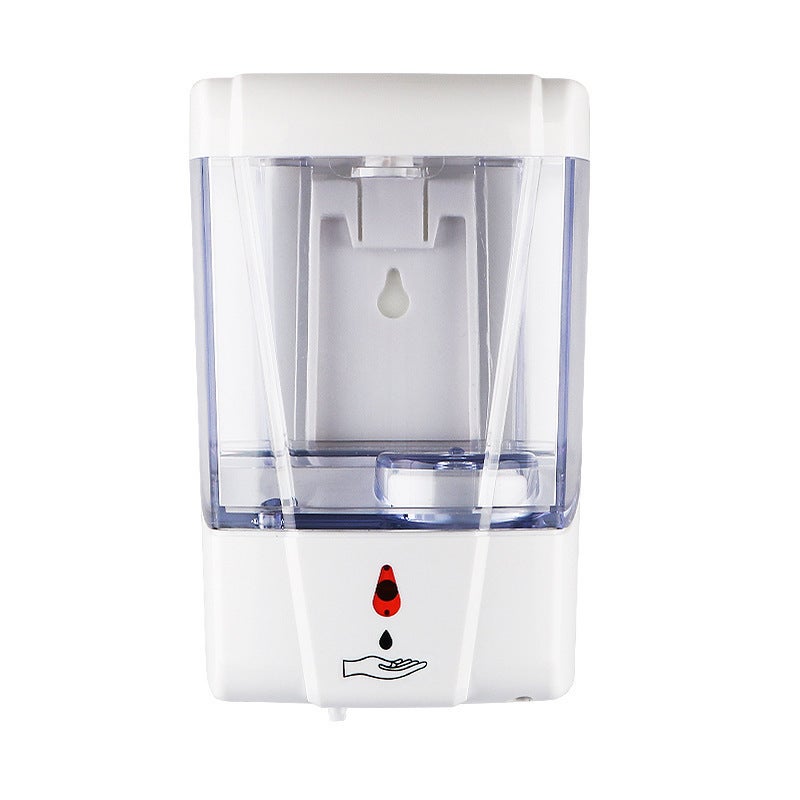 Dozownik żelu hydroalkoholowego montowany na ścianie - 700 ml Automatyczny bezkontaktowy dozownik mydła do łazienki, toalety, miejsc publicznych