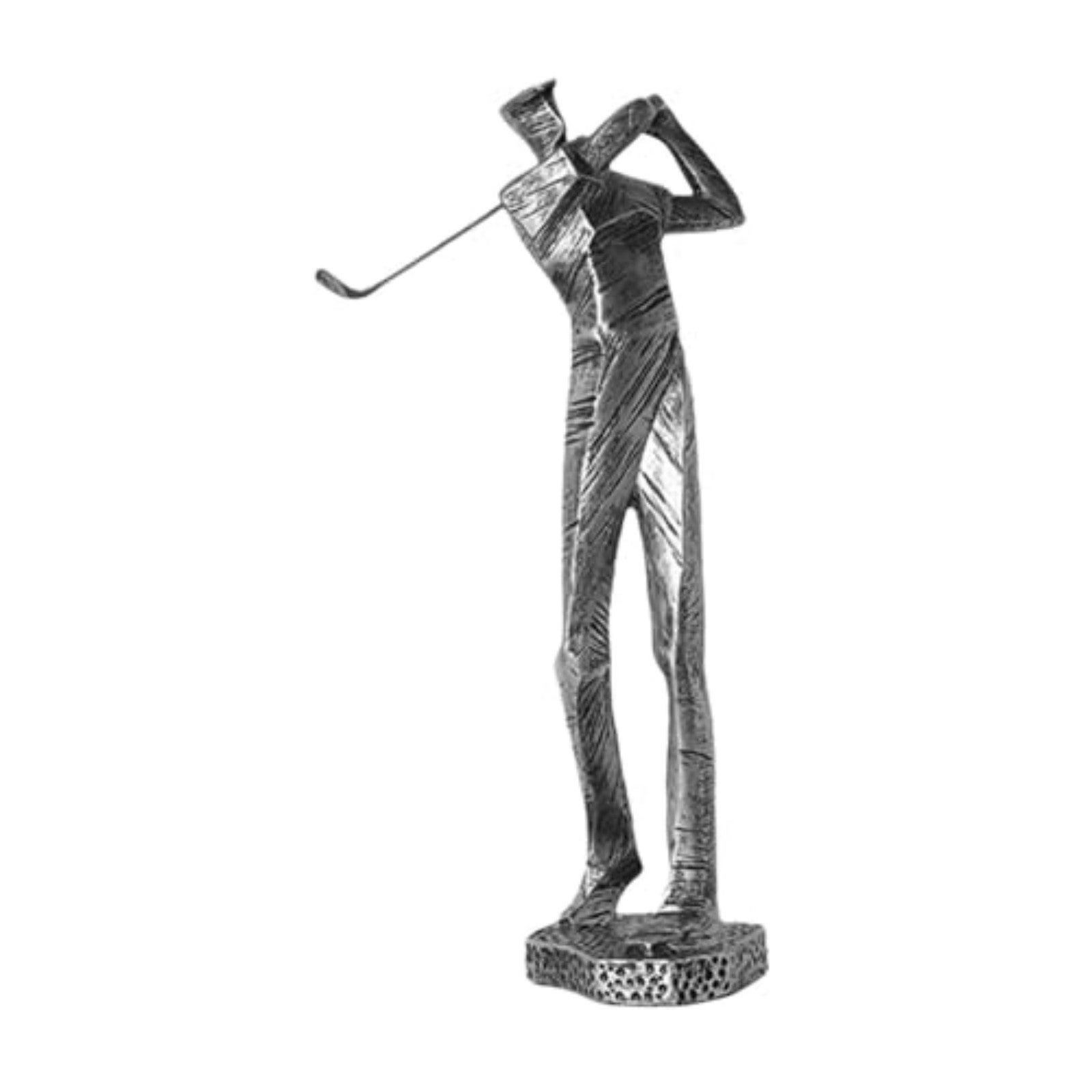 Figurka golfisty, rzeźba nowoczesna, huśtawka golfowa, figurka z żywicy na półkę lub okno