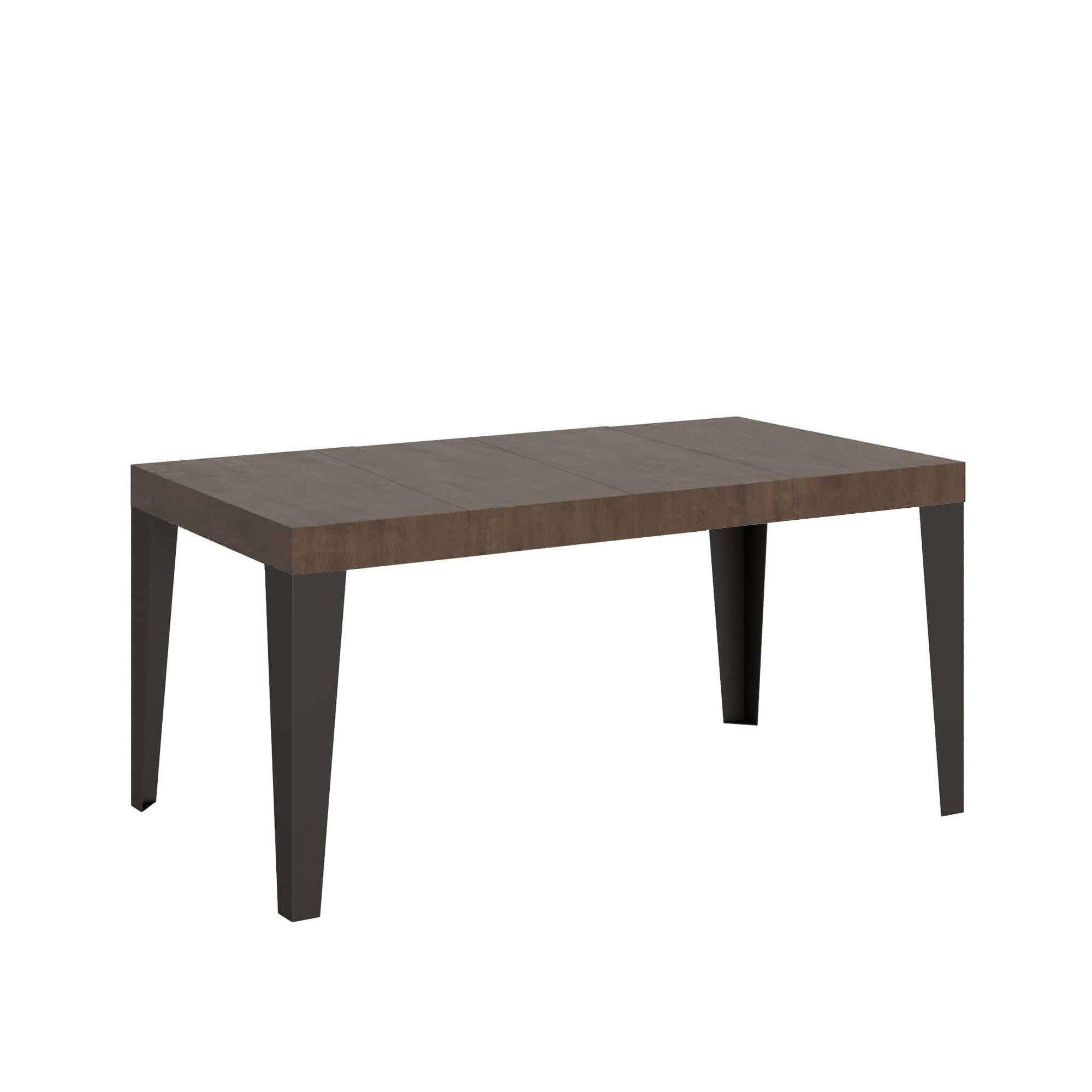 Stół rozkładany 90x130/234 cm Flame Premium, rama orzech antracyt