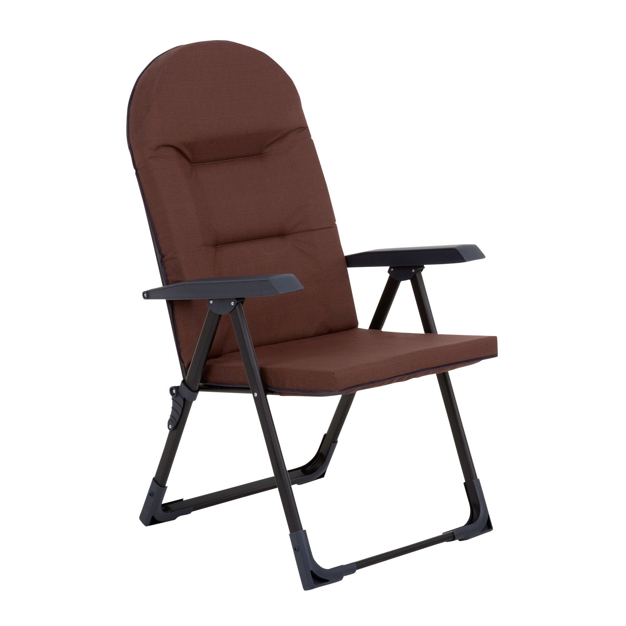 Fotel ogrodowy rozkładany Galaxy Black Edition brązowy Patio