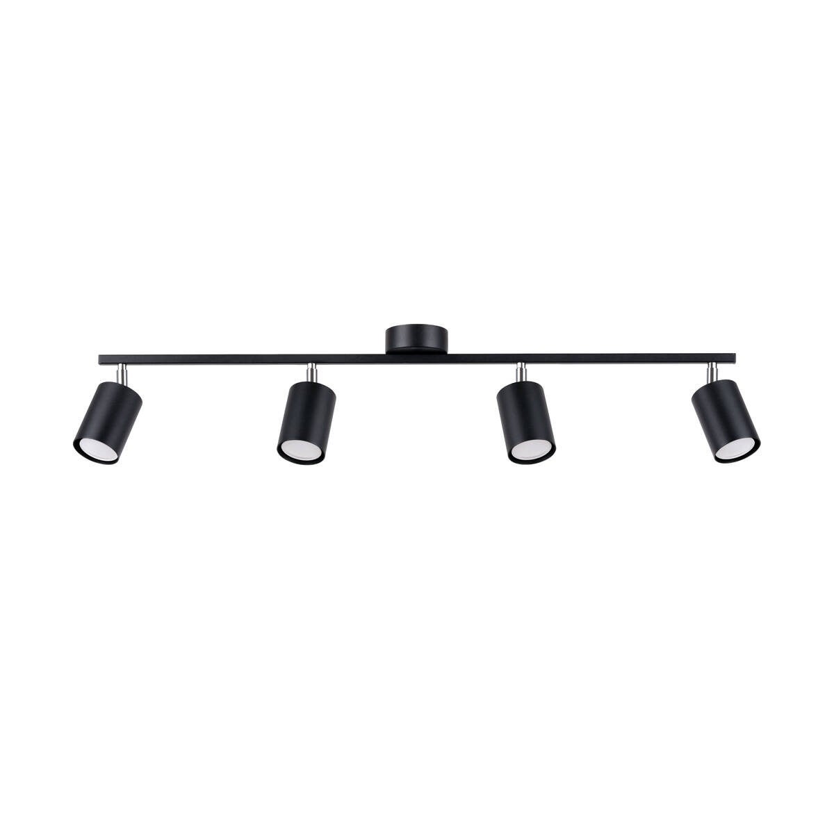 Spot sufitowy nowoczesny 4 punktowy czarny 4xGU10 10W LEMMI SL.1168 Sollux Lighting