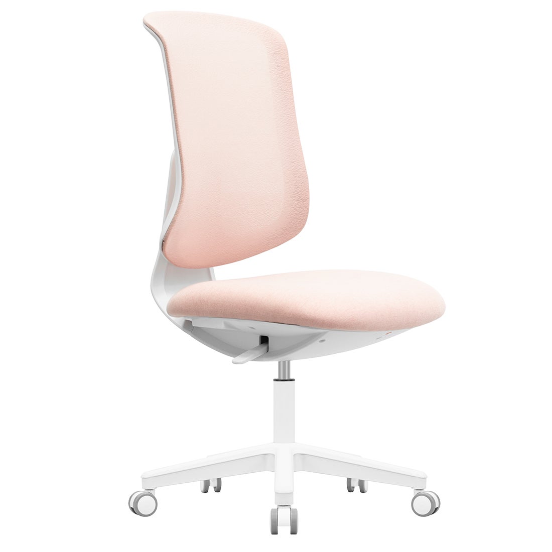 Fotel biurowy ergonomiczny Spacetronik RETTO 10 Różowy bez podłokietników